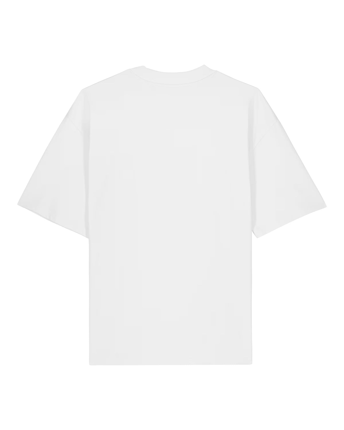 White Zebra Basic Oversized Tee