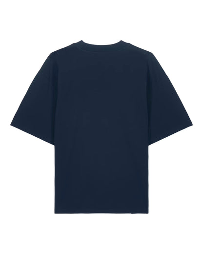 Navy Zebra Basic Oversized Tee