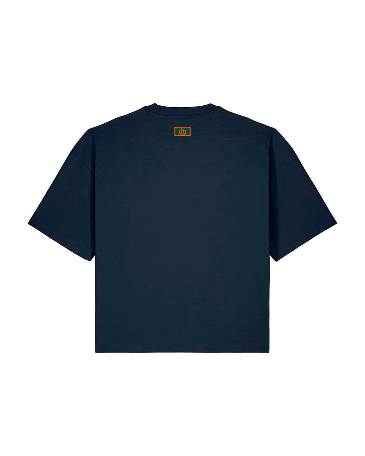Navy Cleano Cropped Tee