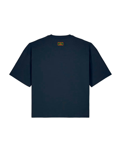Navy Cleano Cropped Tee