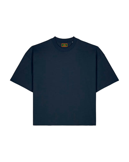 Navy Cleano Cropped Tee